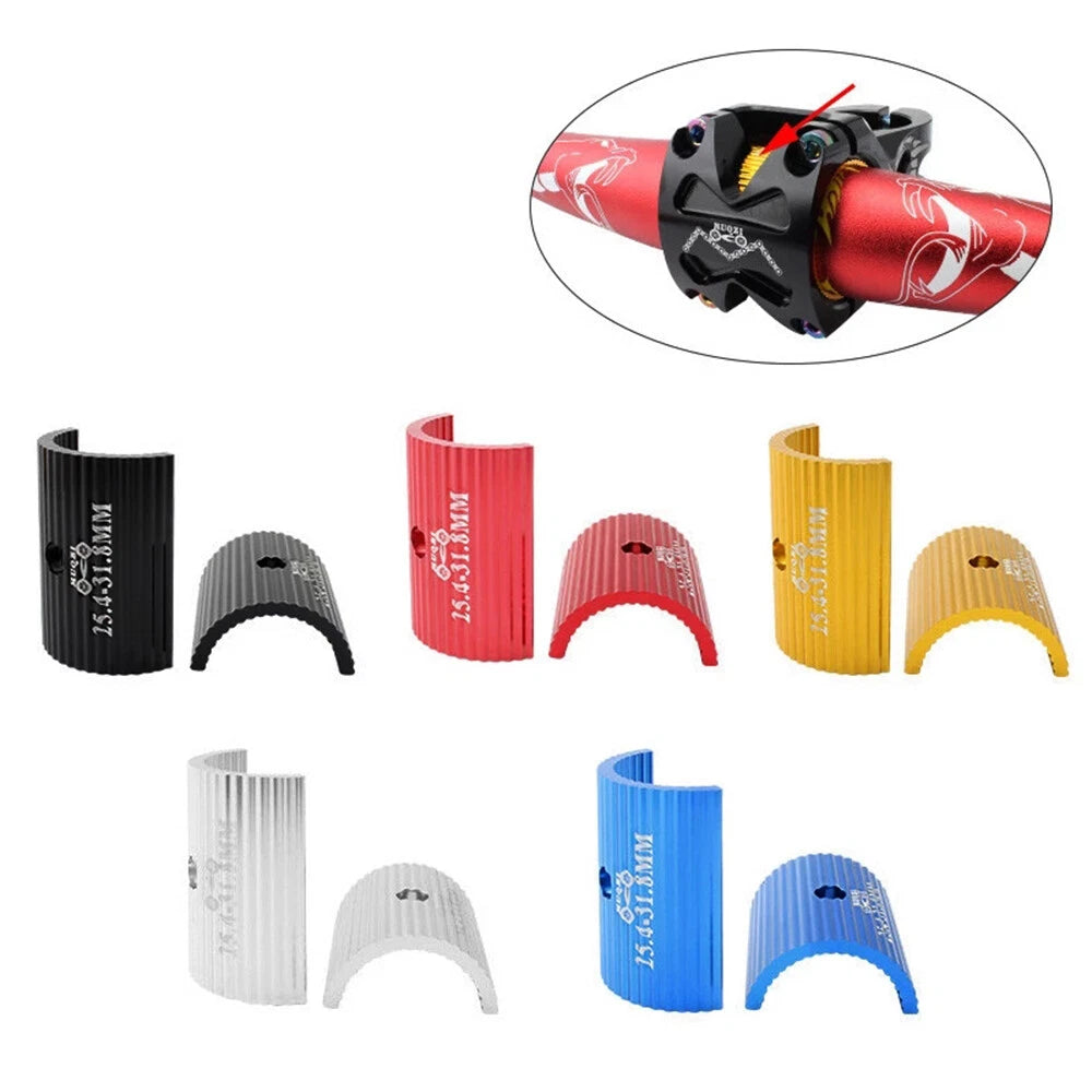 Bicycle Stem Aperture Adjust Adapter 25.4 mm to 31.8mm Handlebar Conversion Shim