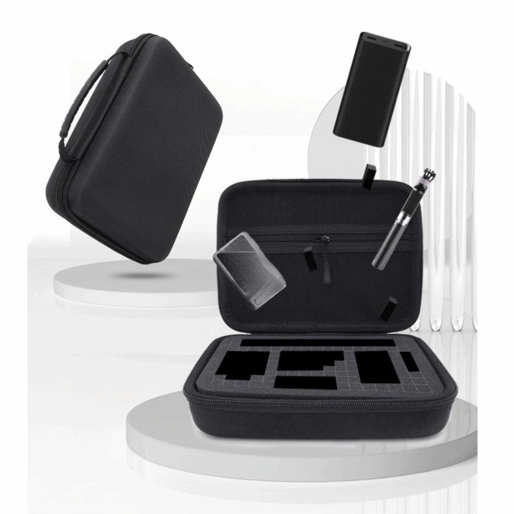 Large Capacity DIY Electronic Gaming Storage Bag Sports Camera Carrying Case