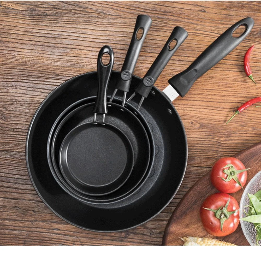 Mini Induction Single Frying Eggs Pan with Handle Heat Resistant Non-Stick Pot