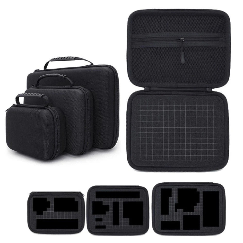 Large Capacity DIY Electronic Gaming Storage Bag Sports Camera Carrying Case